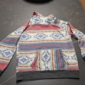 Brooklyn Cloth Gray and Multicolor Hoodie